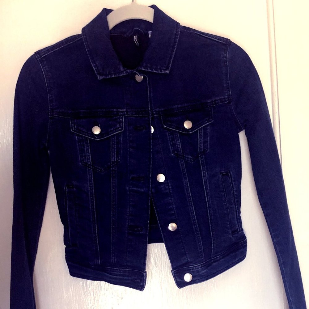 Soft Jean Jacket: Blue with Subtle Fading Details